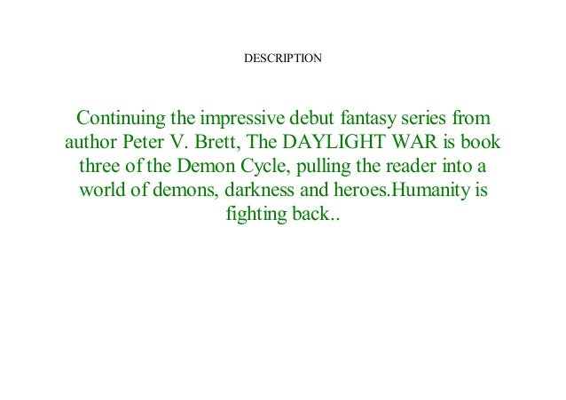 The Daylight War Epub